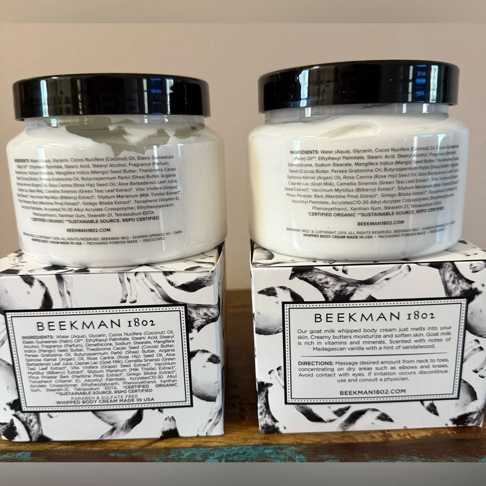 BEEKMAN 1802‎ Vanilla Absolute bundle 2- 16oz NIB Sealed unopened pure goat milk